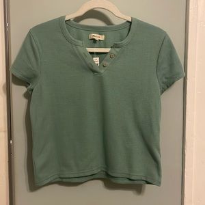 Madewell Split Neck Henley Tee
